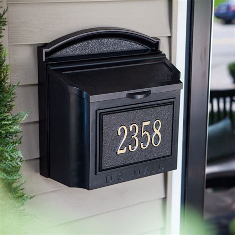 mounted residential mailboxes